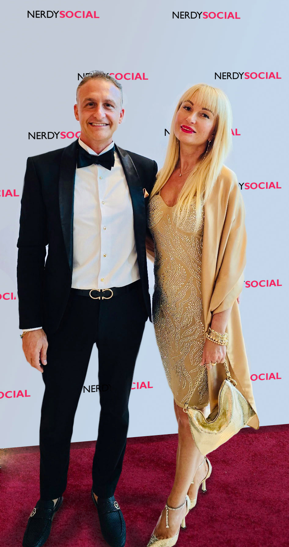 Team working on social media content creation